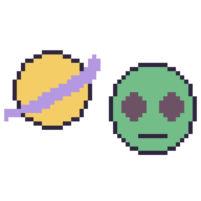 Modèle de pixel art Saturne et Alien sur une grille de 48 par 48 cases