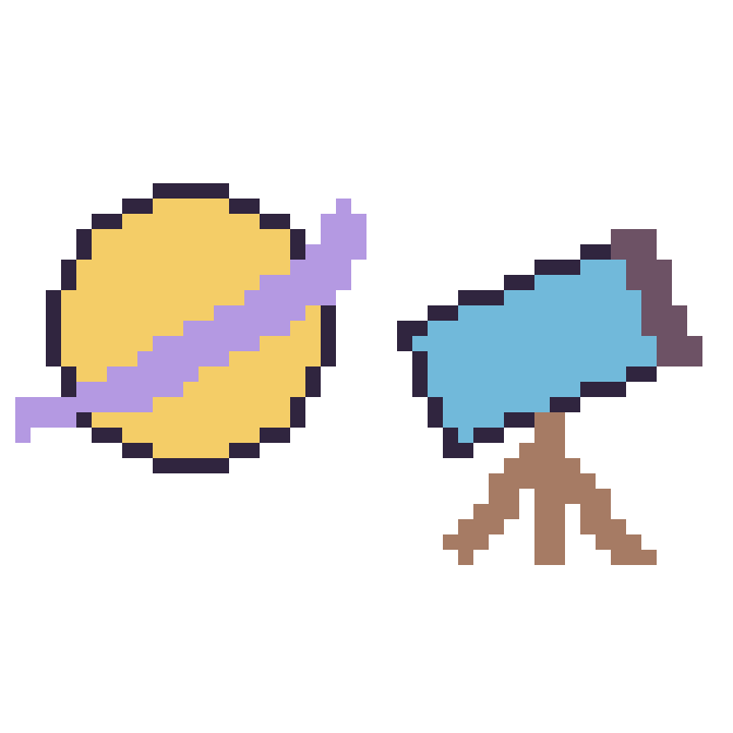 Modèle de pixel art Saturne et Télescope sur une grille de 48 par 48 cases