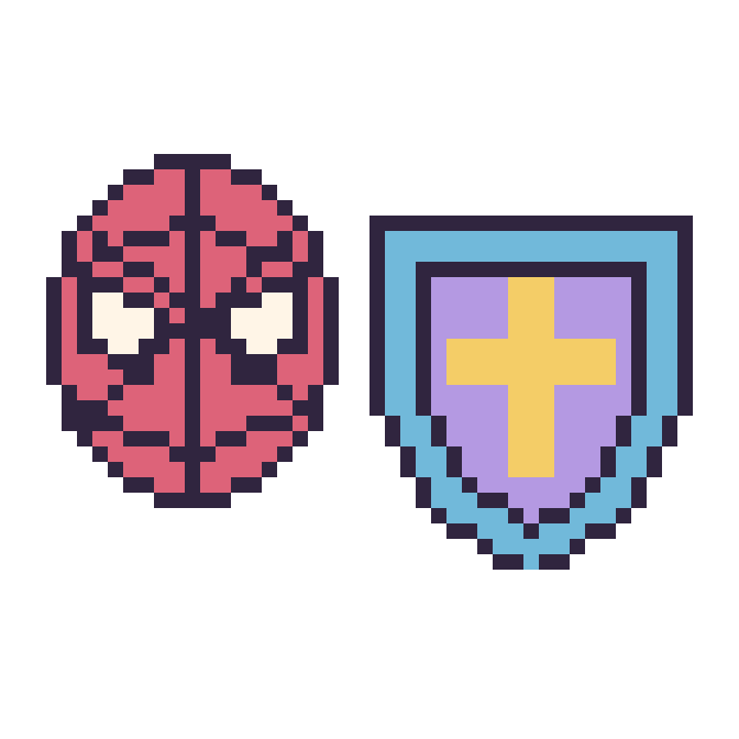 Modèle de pixel art Spider-Man et Bouclier sur une grille de 48 par 48 cases