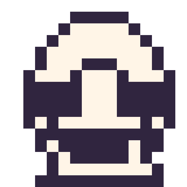 Modèle de pixel art Stormtrooper mini 16 × 16 sur une grille de 16 par 16 cases