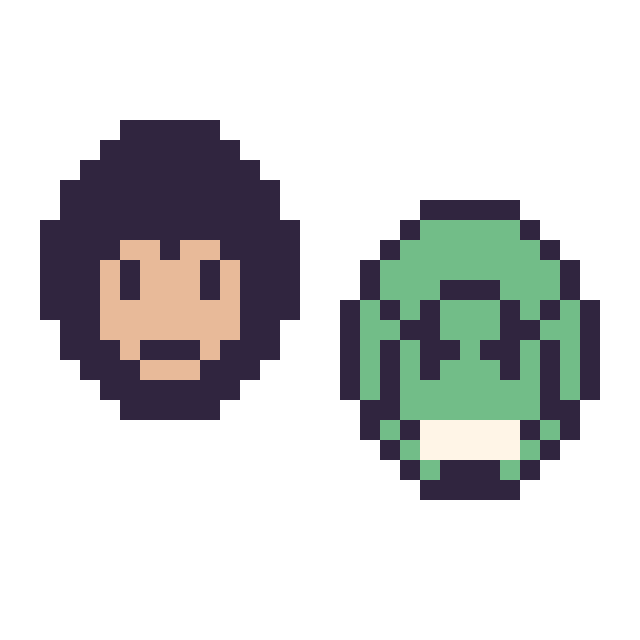 Modèle de pixel art Superman mini et Hulk mini sur une grille de 32 par 32 cases