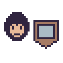 Pixel art Superman mini et Bouclier Minecraft 16 × 16, grille 32 × 32