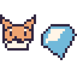 Pixel art Tails mini et Diamant Minecraft 16 × 16, grille 32 × 32