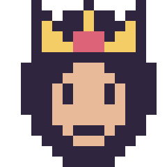 Pixel art Wonder Woman mini 16 × 16, grille 16 × 16