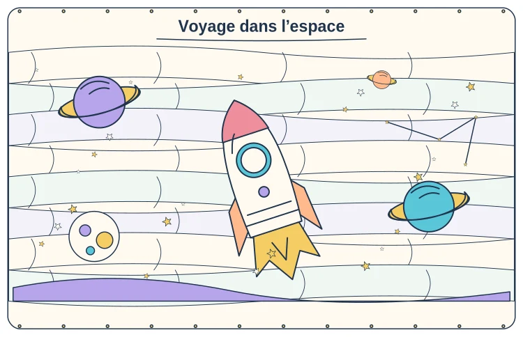 Poster collaboratif : Les robots de l’espace