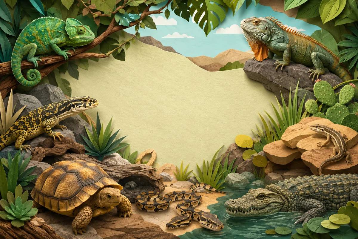 Quiz éducatif enfant sur Reptiles