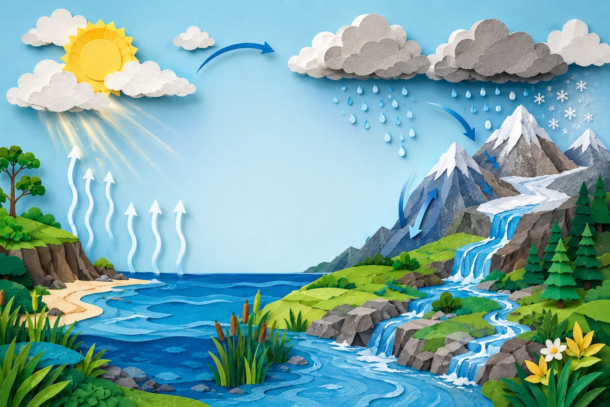 Quiz éducatif enfant sur Cycle de l’eau