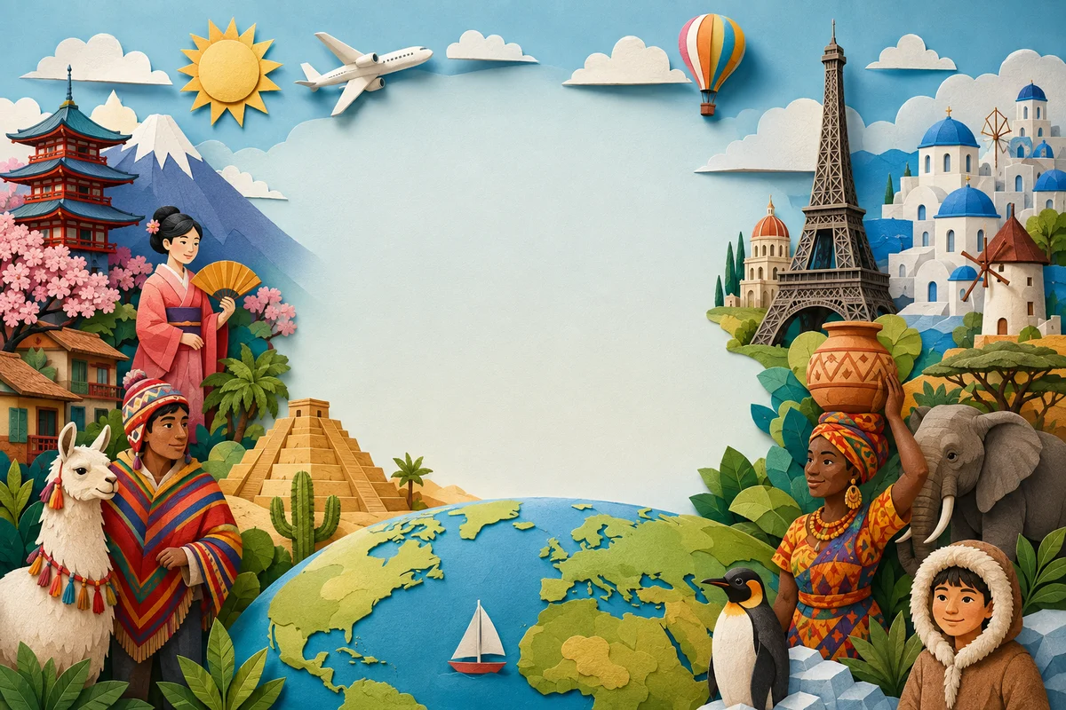 Quiz éducatif enfant sur Pays du monde