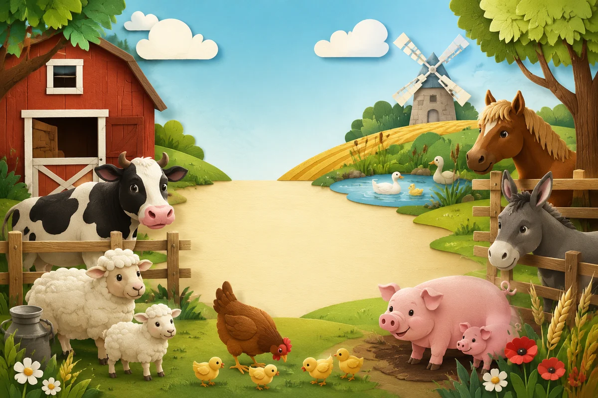 Quiz Animaux de la ferme maternelle