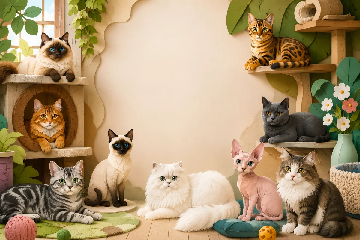 Quiz Races de chats maternelle