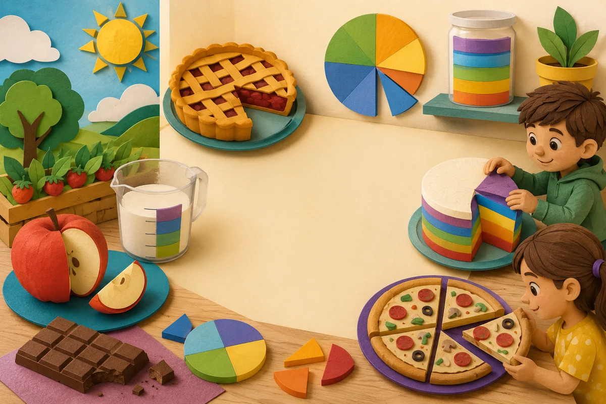 Quiz école primaire sur Fractions