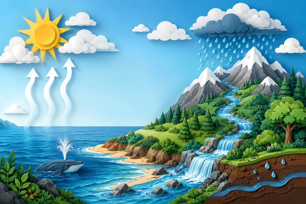 Quiz école primaire sur Cycle de l’eau