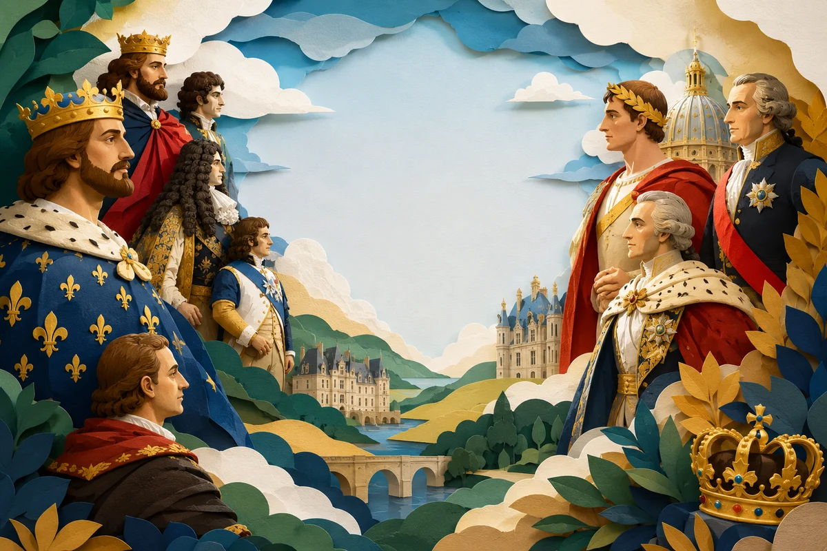 Quiz Rois et empereurs de France pour une soirée