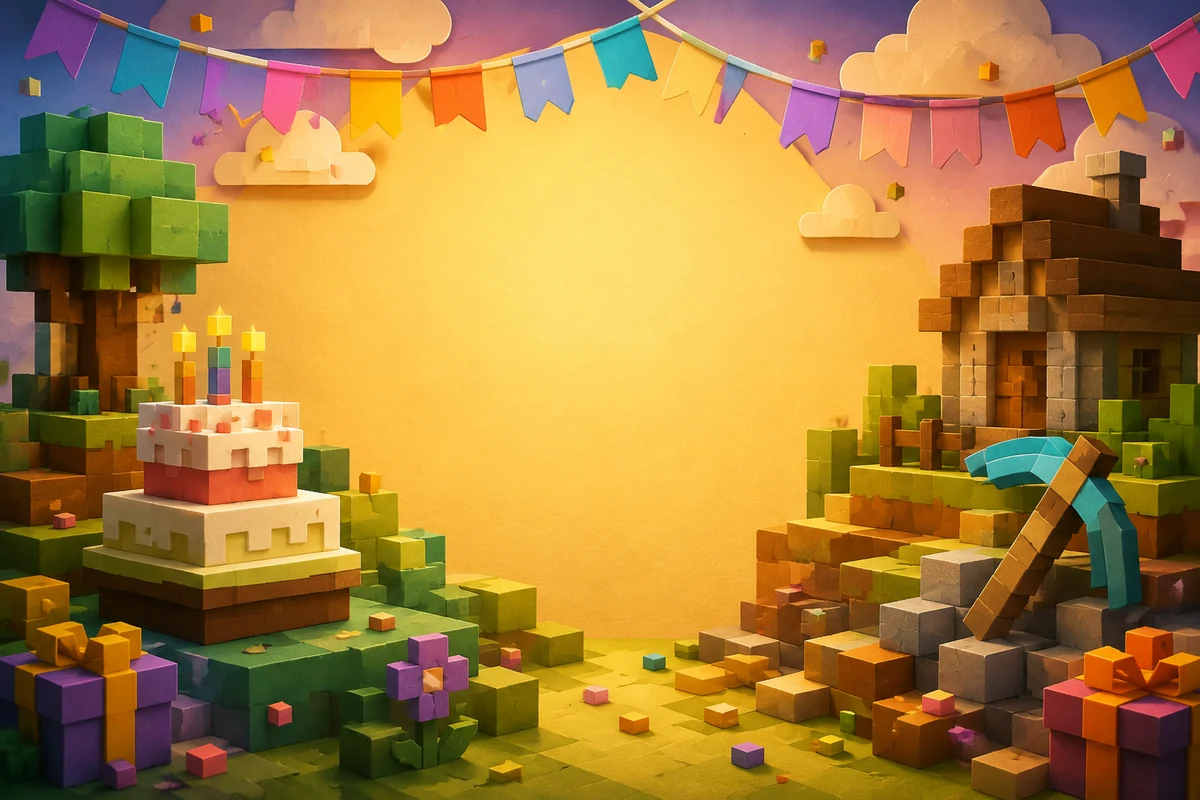 Quiz Minecraft pour un anniversaire