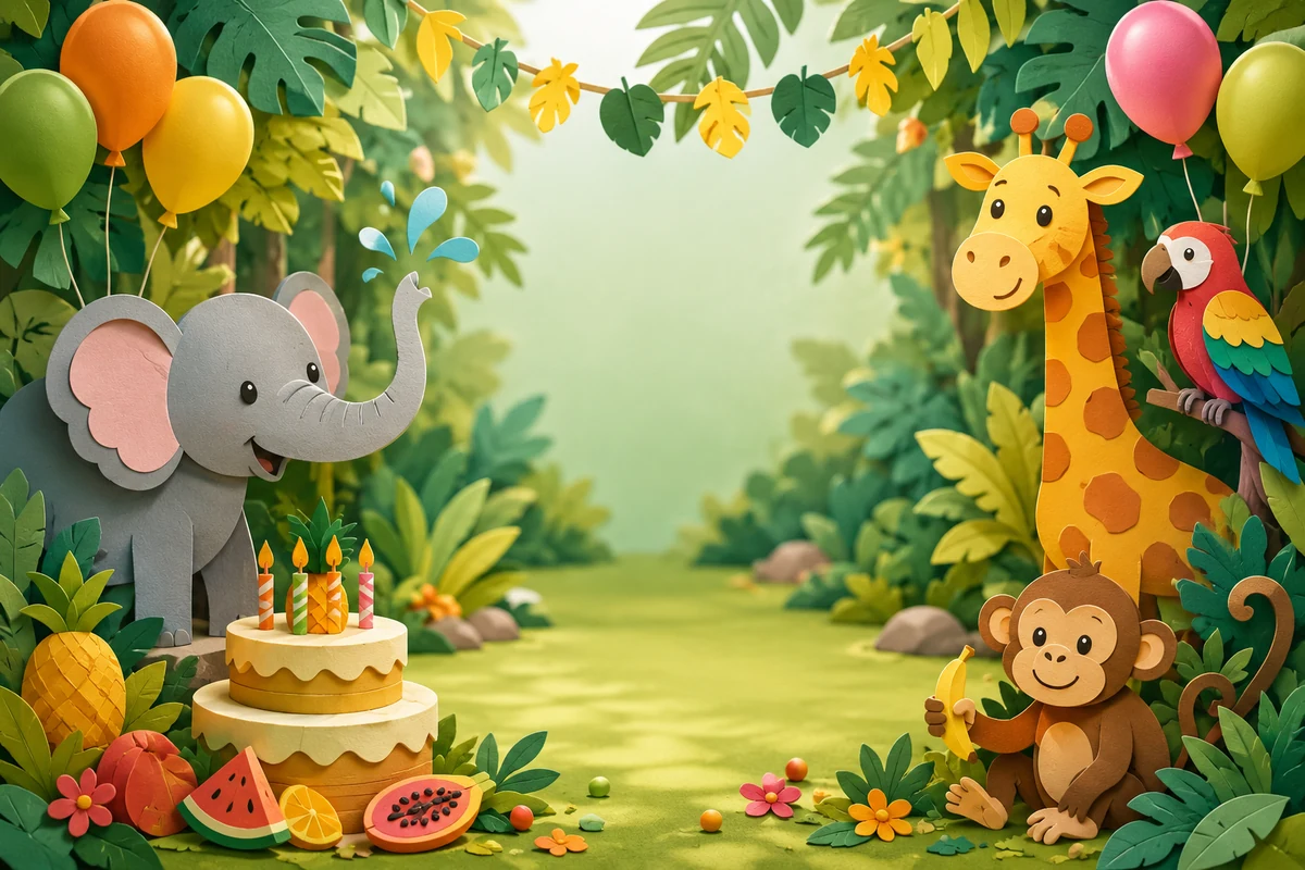 Quiz Animaux de la jungle pour un anniversaire