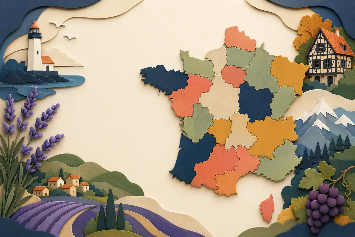 Quiz Régions de France pour adultes