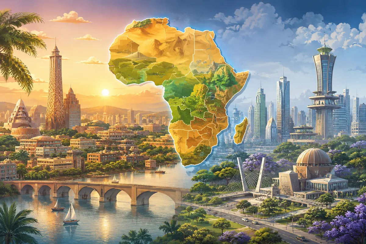 Vrai ou faux Capitales d’Afrique 8-10 ans : 20 questions avec réponses