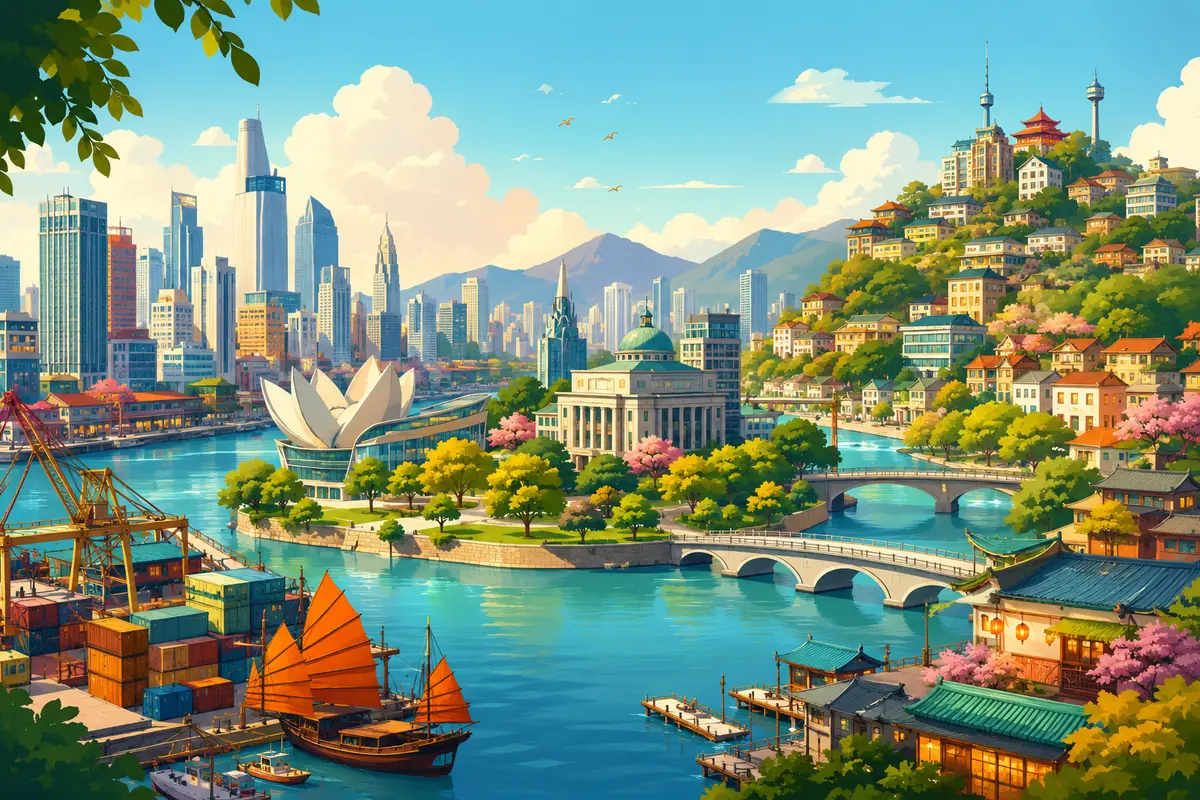 Quiz Capitales d’Asie facile : 20 questions accessibles