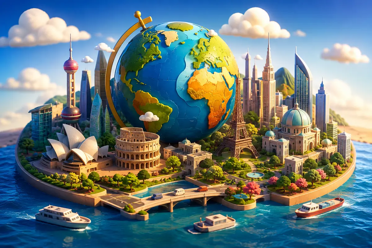 Quiz Capitales du monde 6-8 ans : 20 questions avec réponses