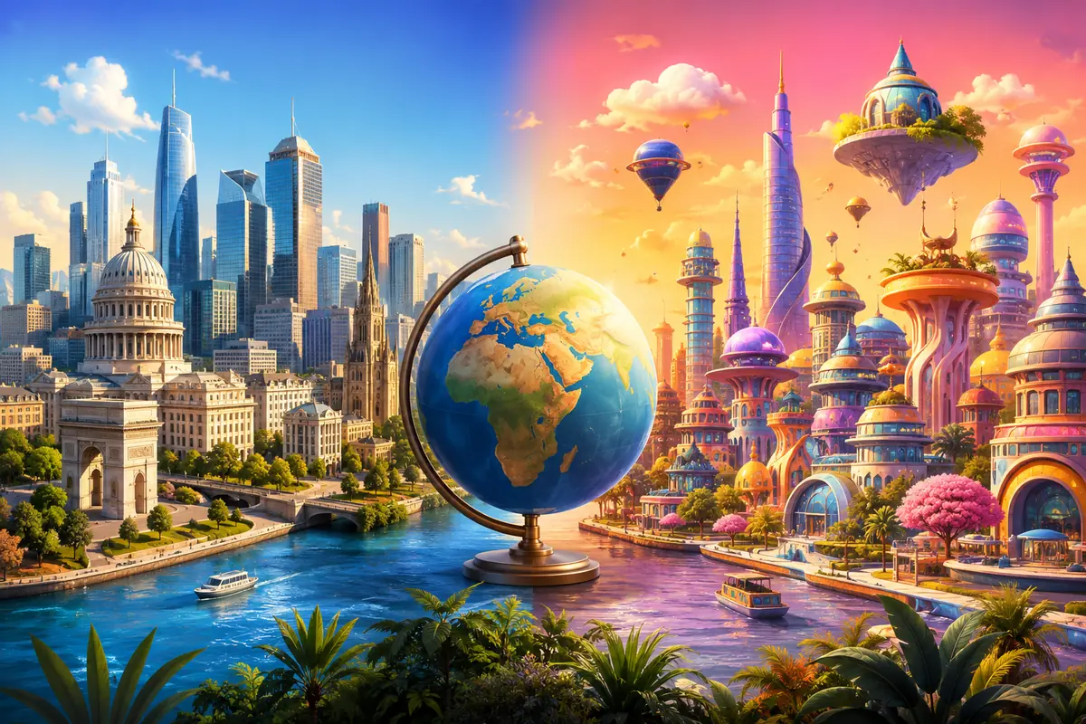 Vrai ou faux Capitales du monde en famille : 20 défis