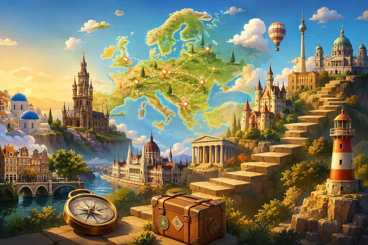 Challenge Capitales d’Europe : 20 questions pour se tester