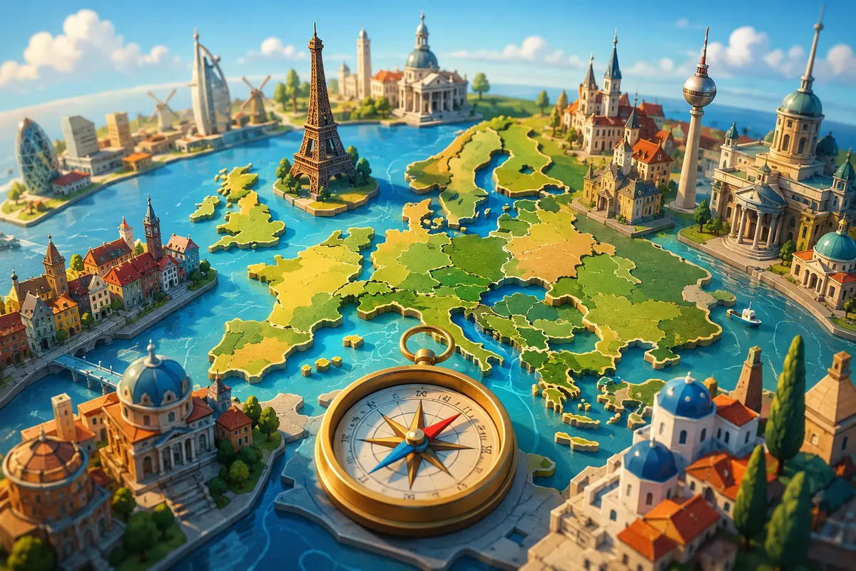 Quiz Capitales d’Europe 10-12 ans : 20 questions avec réponses