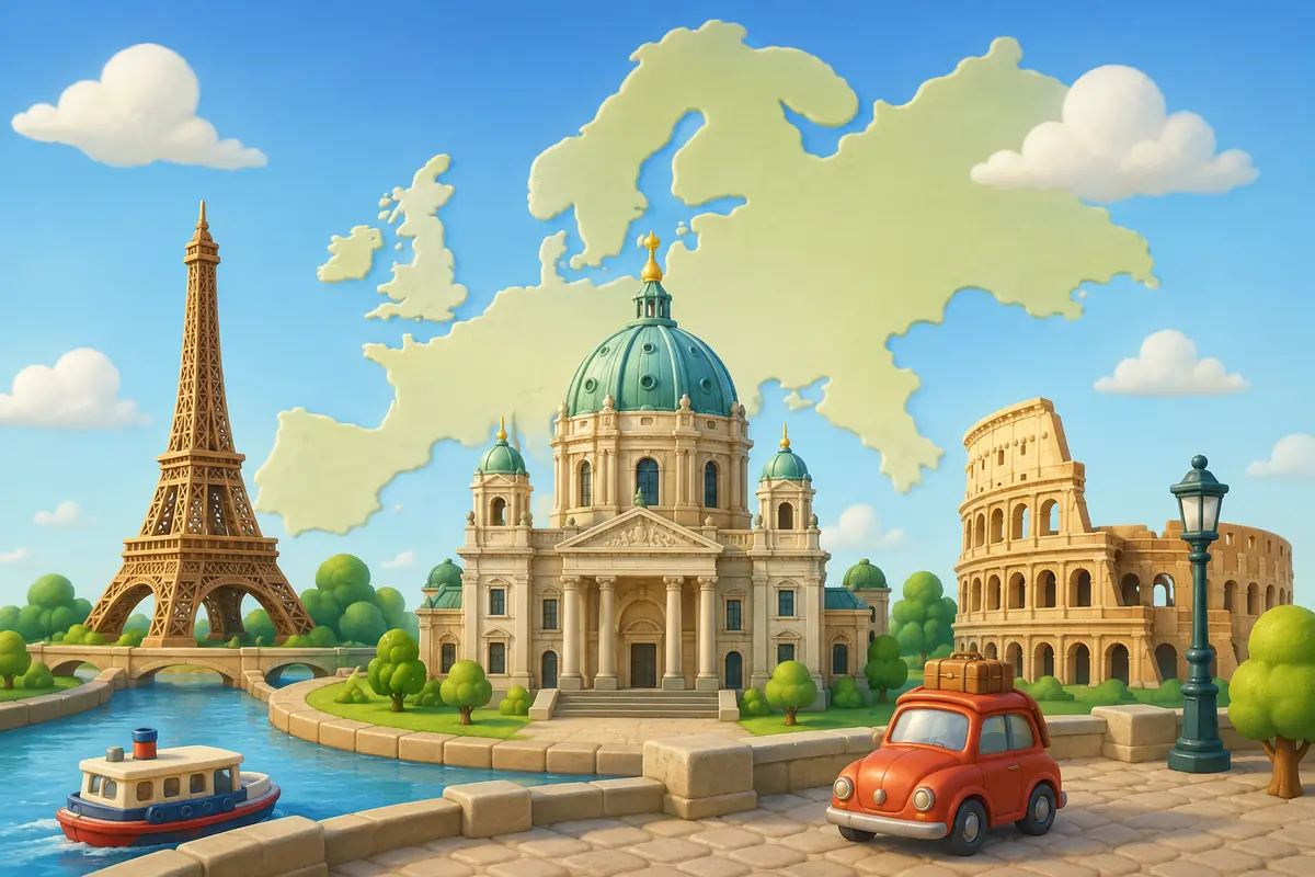 Quiz Capitales d’Europe 6-8 ans : 20 questions avec réponses