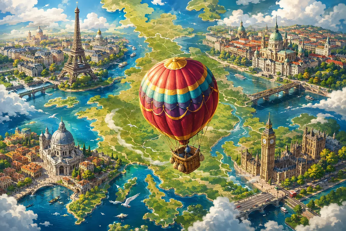 Quiz Capitales d’Europe 8-10 ans : 20 questions avec réponses