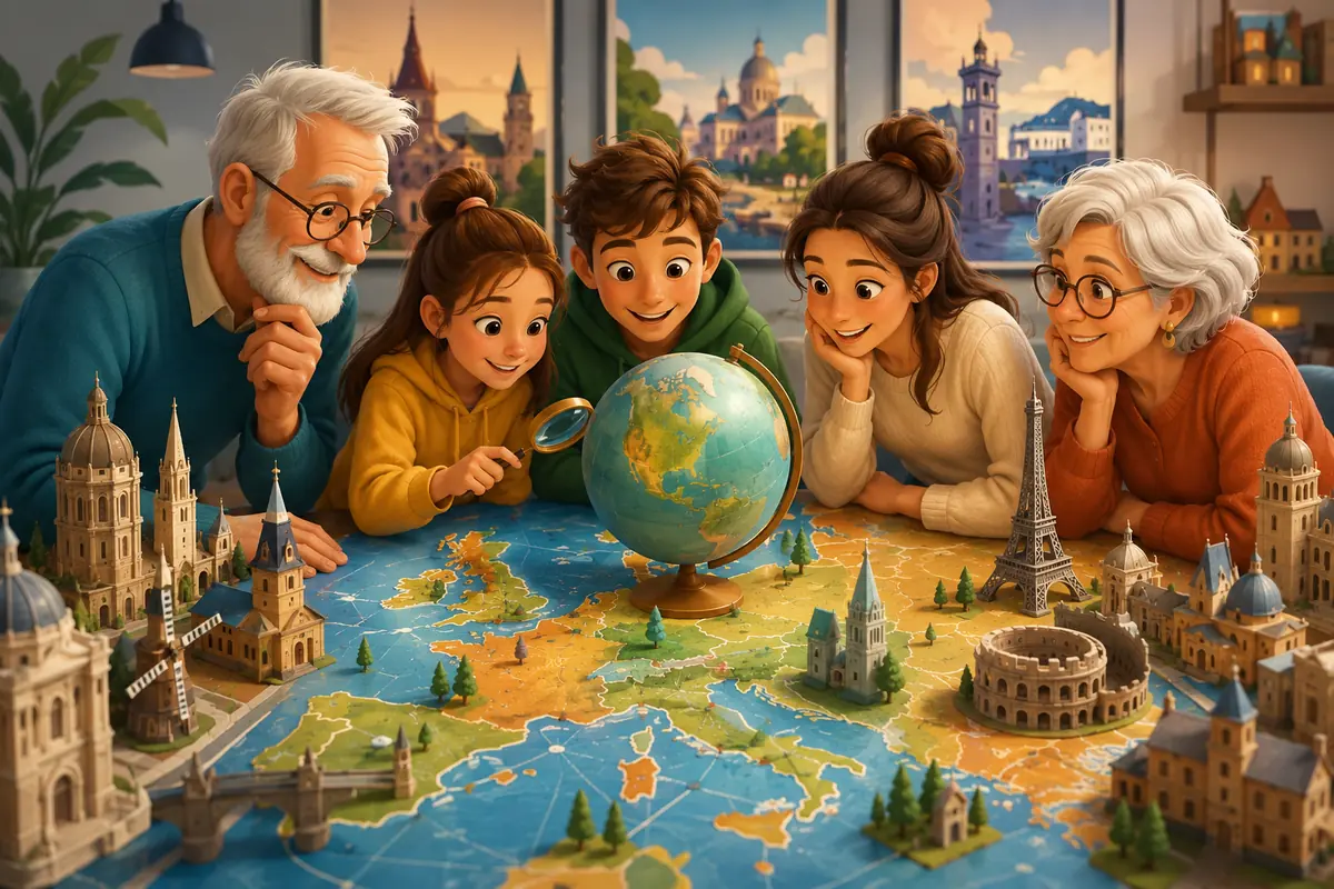 Quiz Capitales d’Europe en famille : 20 questions enfants et adultes