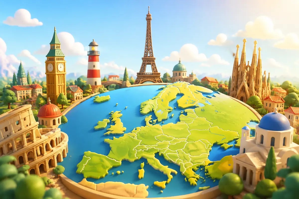 Quiz débutant Capitales d’Europe : 20 questions pour commencer
