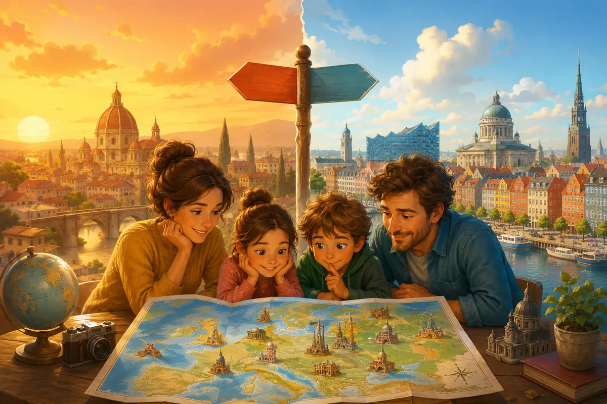 Vrai ou faux Capitales d’Europe en famille : 20 défis