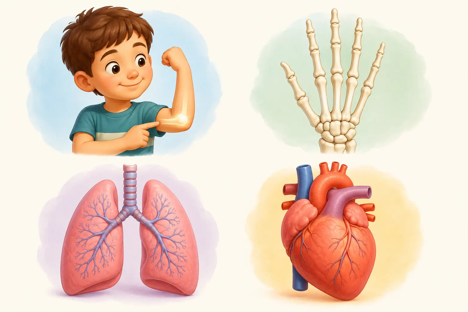 Quiz en images Corps humain 6-8 ans : 20 défis visuels