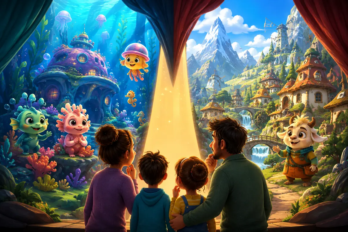 Vrai ou faux Dessins animés en famille : 20 défis