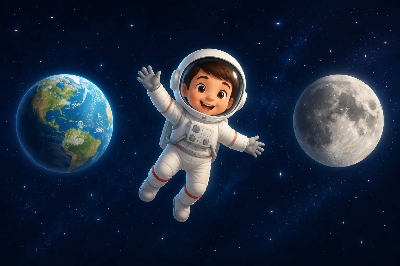 Vrai ou faux Espace et planètes 4-5 ans : 20 questions avec réponses