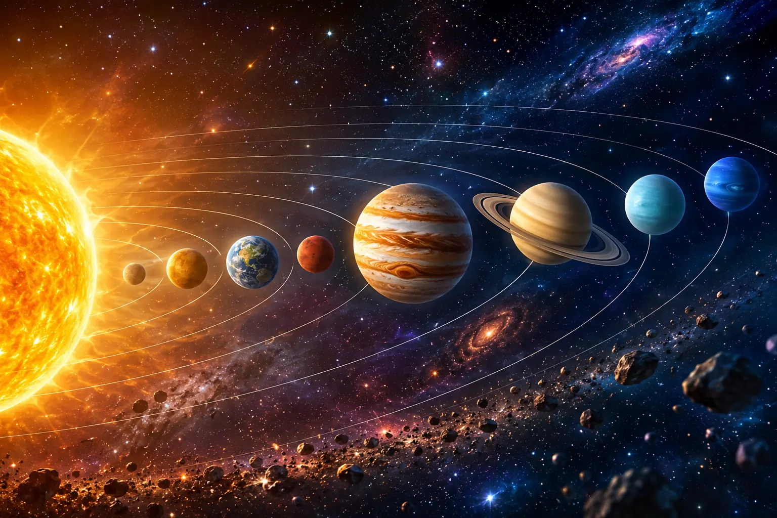 Quiz Espace et planètes 6-8 ans : 20 questions avec réponses