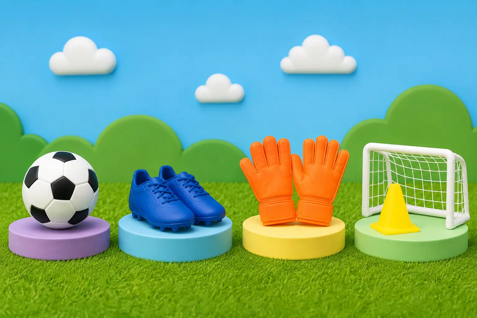 Quiz en images Football 4-5 ans : 20 défis visuels