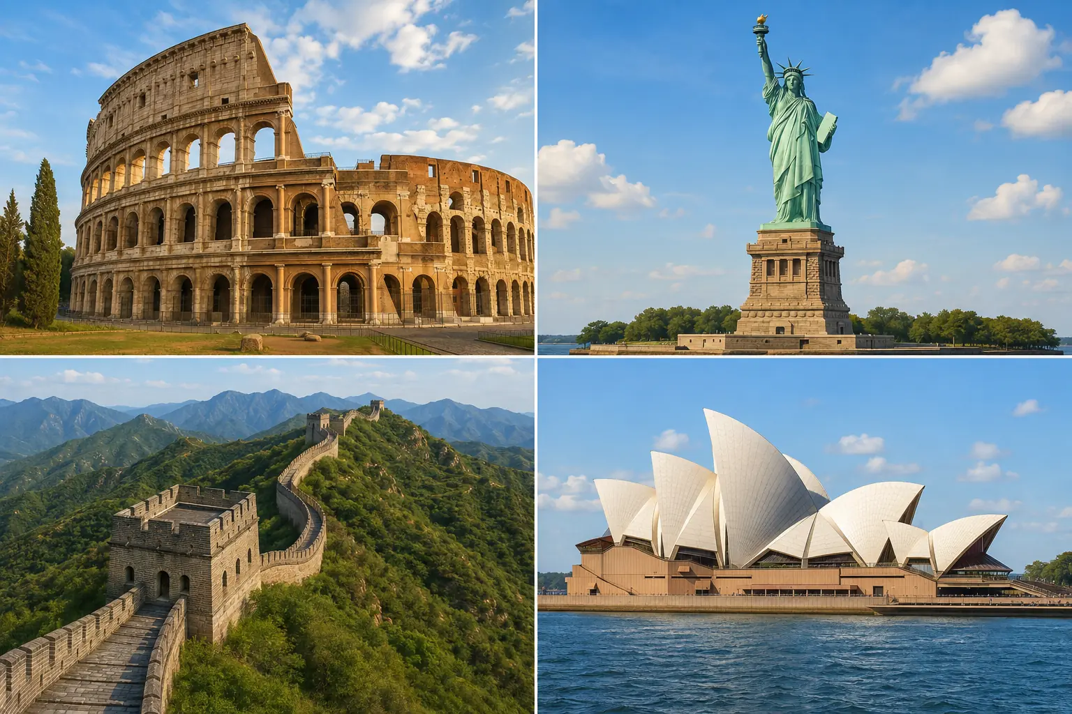 Quiz en images Monuments du monde 6-8 ans : 20 défis visuels
