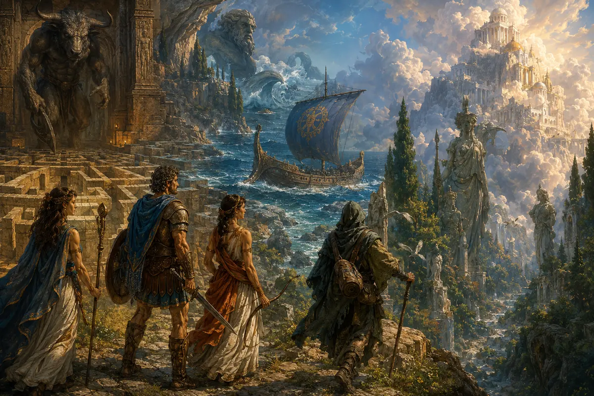 Grand défi Mythologie grecque en famille : 20 questions