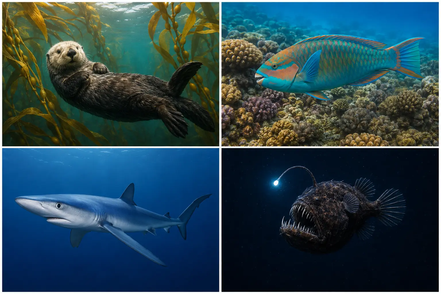 Quiz en images Océan et monde marin 8-10 ans : 20 défis visuels