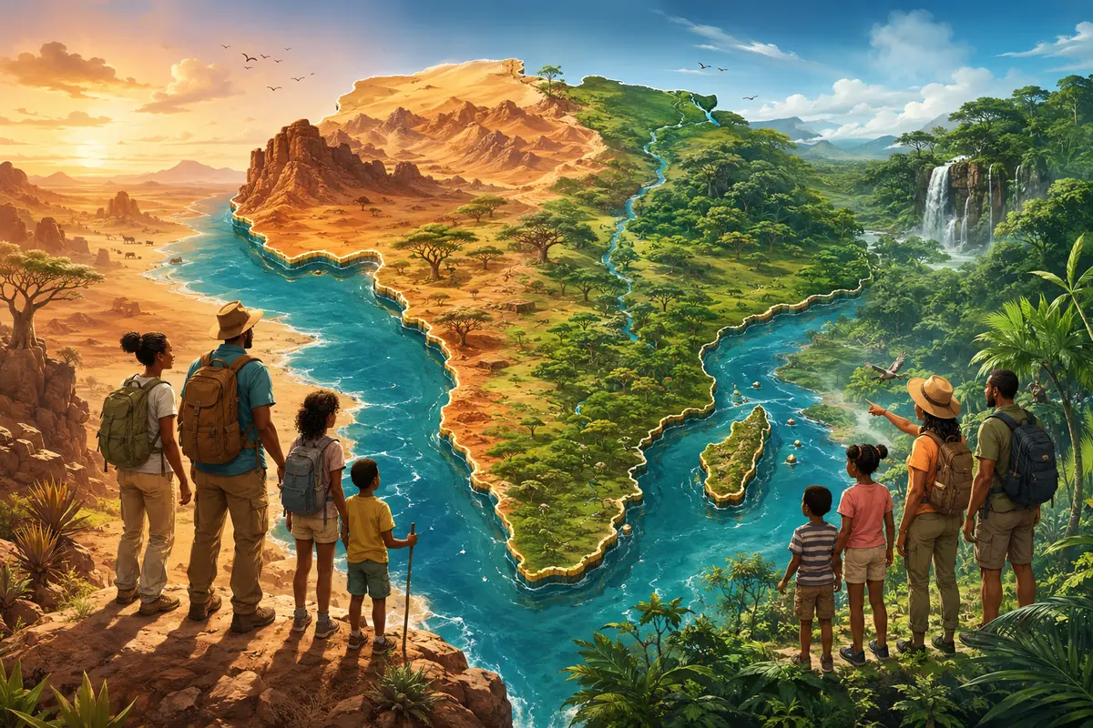 Vrai ou faux Pays d’Afrique en famille : 20 défis