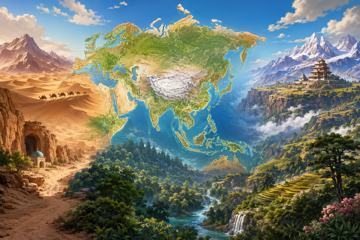 Quiz Pays d’Asie 10-12 ans : 20 questions avec réponses