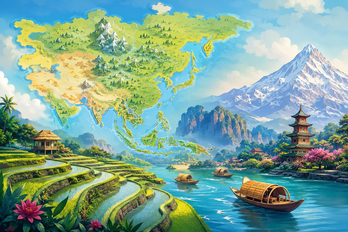Quiz Pays d’Asie 6-8 ans : 20 questions avec réponses