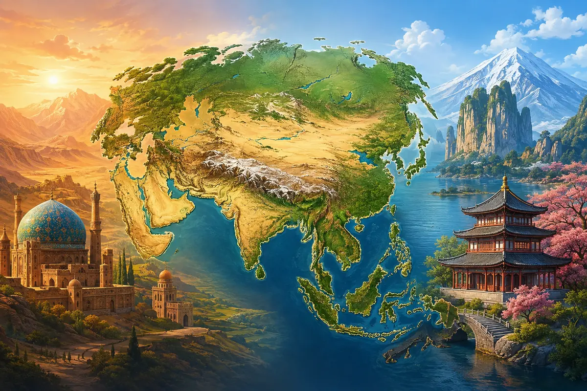 Vrai ou faux Pays d’Asie 10-12 ans : 20 questions avec réponses
