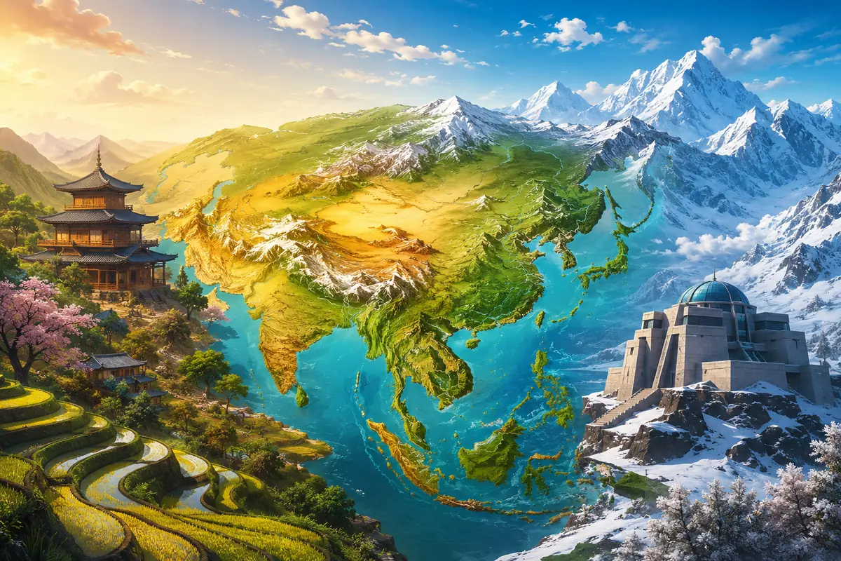 Vrai ou faux Pays d’Asie 8-10 ans : 20 questions avec réponses