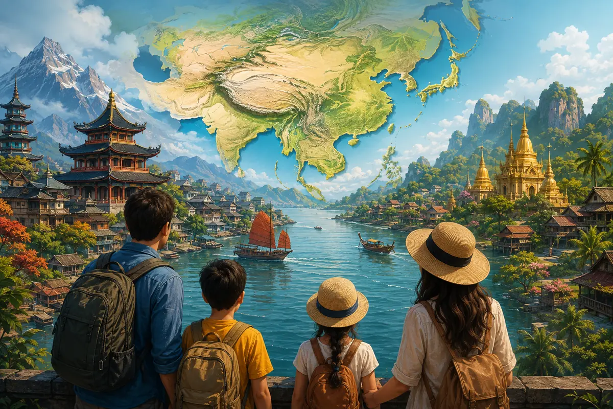 Vrai ou faux Pays d’Asie en famille : 20 défis