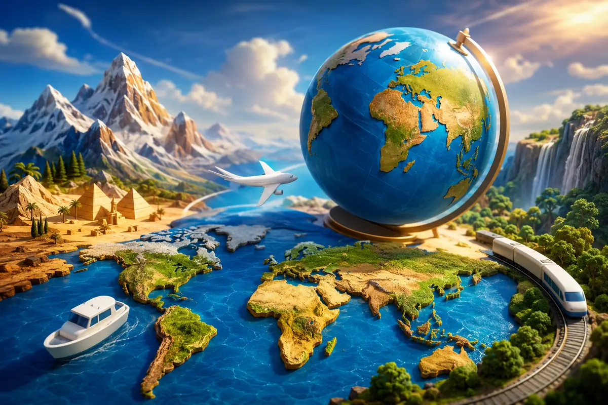 Quiz Pays du monde 10-12 ans : 20 questions avec réponses