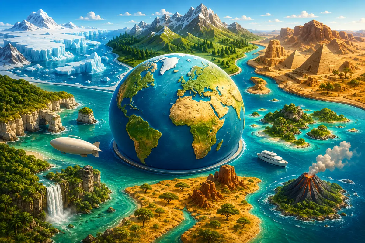 Quiz Pays du monde en famille : 20 questions enfants et adultes