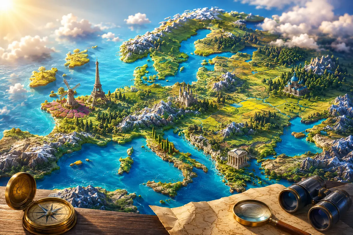 Quiz champion Pays d’Europe : 20 défis pour les connaisseurs