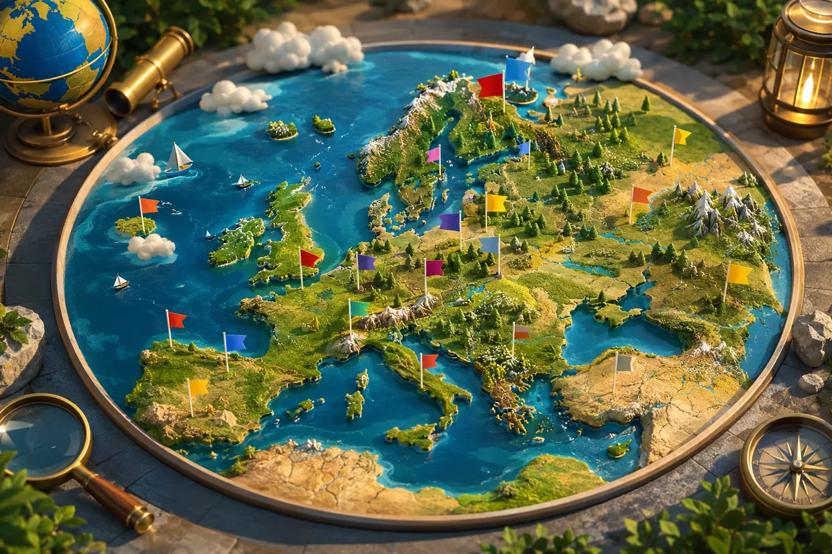 Quiz Pays d’Europe 10-12 ans : 20 questions avec réponses