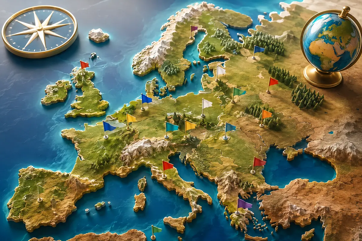 Quiz Pays d’Europe 12-14 ans : 20 questions avec réponses
